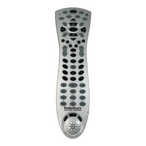 RadioShack 6-in-One‎ Universal Remote Control Silver Tested Works